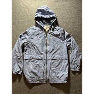 Weatherproof Blue Lightweight Zip-Up Hooded Jacket Women's Size Large